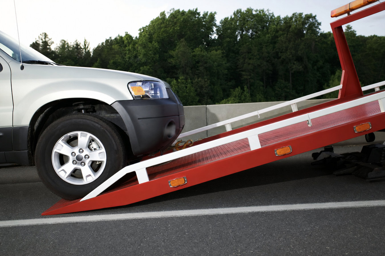 Flatbed towing